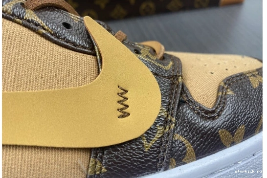 JORDAN AIR Low 1 CASE) -LouiV Top (WITH O-W WHITE-LouiV 0412